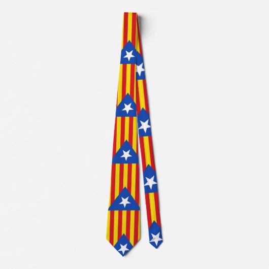 Vlag van Catalonië Stropdas (Voorkant)