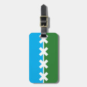 Vlag van Cedar Park, Texas Bagagelabel (Voorkant verticaal)