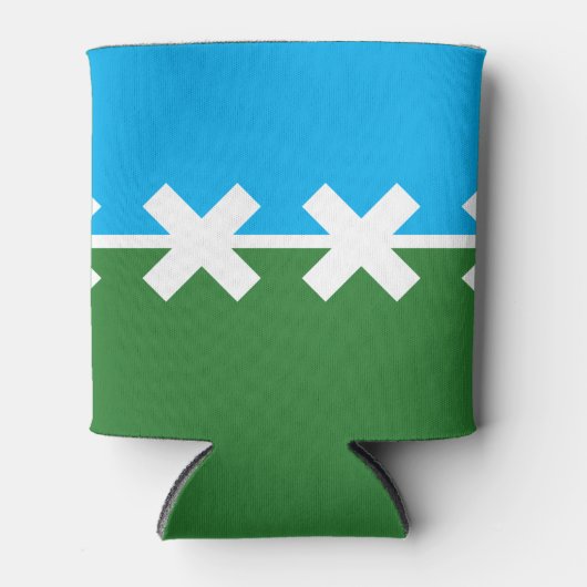 Vlag van Cedar Park, Texas Blikjeskoeler (Voorkant)