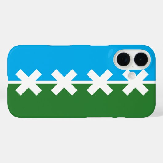 Vlag van Cedar Park, Texas Case-Mate iPhone Case (Achterkant (horizontaal))