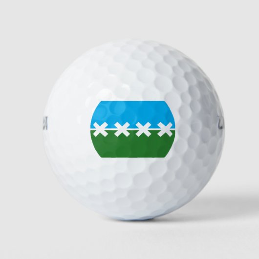 Vlag van Cedar Park, Texas Golfballen (Voorkant)