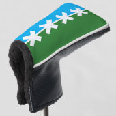 Vlag van Cedar Park, Texas Golfheadcover (3/4 voorkant)