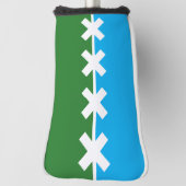 Vlag van Cedar Park, Texas Golfheadcover (Draai 90)