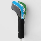 Vlag van Cedar Park, Texas Golfheadcover (Schuin)