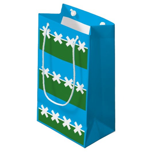 Vlag van Cedar Park, Texas Klein Cadeauzakje (Voorkant Gekanteld)