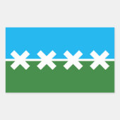 Vlag van Cedar Park, Texas Rechthoekige Sticker (Voorkant)