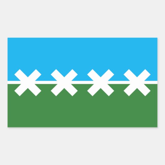 Vlag van Cedar Park, Texas Rechthoekige Sticker (Voorkant)