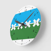 Vlag van Cedar Park, Texas Ronde Klok (Hoek)