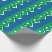 Vlag van Cedar Rapids, Iowa Cadeaupapier (Hoek)