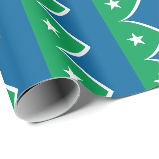 Vlag van Cedar Rapids, Iowa Cadeaupapier (Rol Hoek)