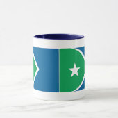 Vlag van Cedar Rapids, Iowa Mok (Midden)