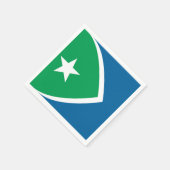 Vlag van Cedar Rapids, Iowa Servet (Hoek)