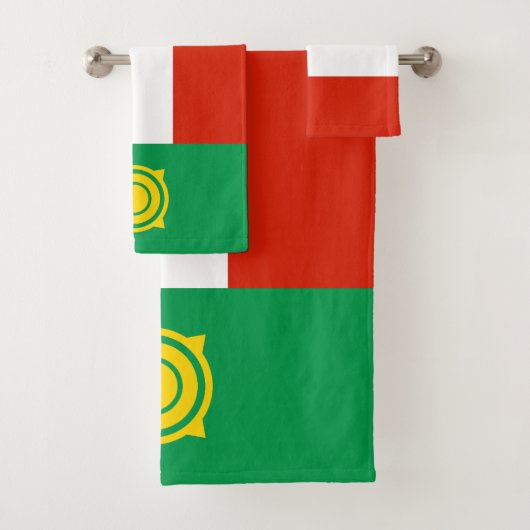Vlag van Chakassië Bad Handdoek (Insitu)