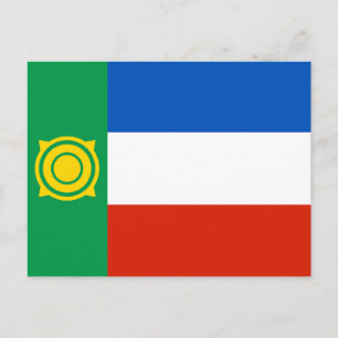 Vlag van Chakassië Briefkaart