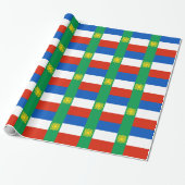 Vlag van Chakassië Cadeaupapier (Uitgerold)