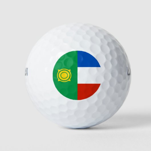 Vlag van Chakassië Golfballen (Voorkant)