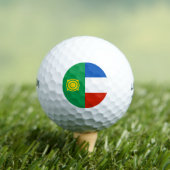 Vlag van Chakassië Golfballen (Insitu Shirt)