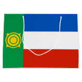 Vlag van Chakassië Groot Cadeauzakje (Voorkant)