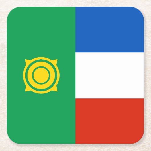 Vlag van Chakassië Kartonnen Onderzetters (Voorkant)