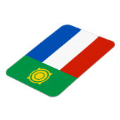 Vlag van Chakassië Magneet (Linkerzijde)