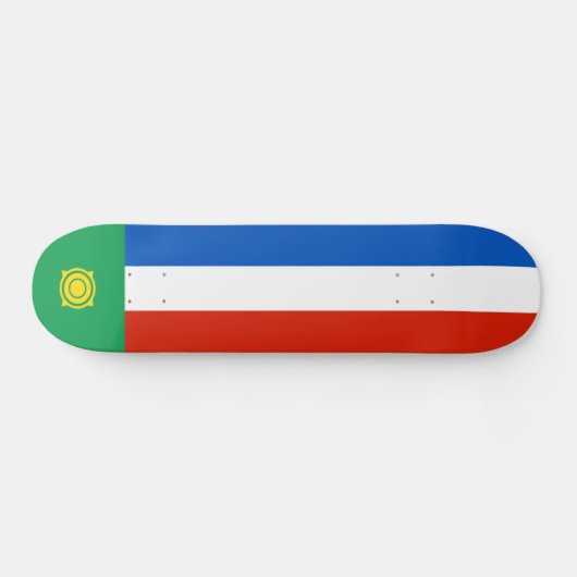Vlag van Chakassië Persoonlijk Skateboard (Horizontaal)