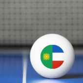 Vlag van Chakassië Pingpongbal (Net)