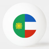 Vlag van Chakassië Pingpongbal (Achterkant)