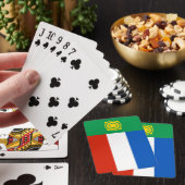 Vlag van Chakassië Pokerkaarten (Insitu)