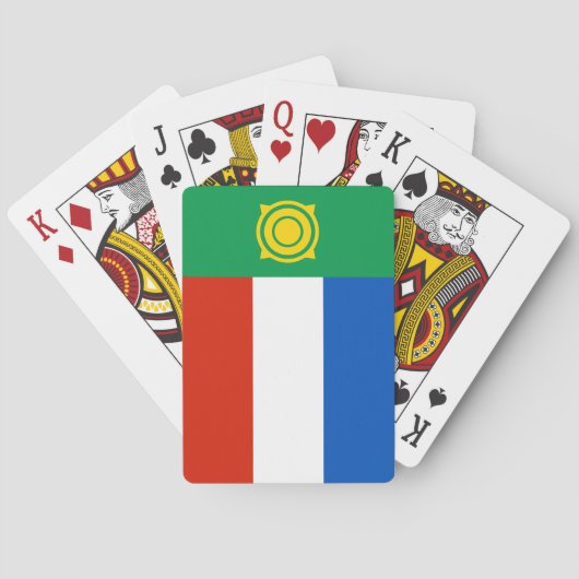 Vlag van Chakassië Pokerkaarten (Achterkant)