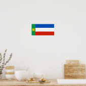 Vlag van Chakassië Poster (Keuken)
