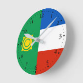 Vlag van Chakassië Ronde Klok (Hoek)