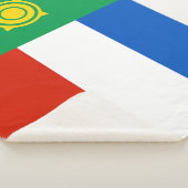 Vlag van Chakassië Sherpa Deken (3/4)