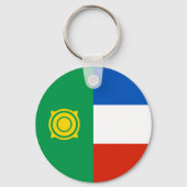 Vlag van Chakassië Sleutelhanger (Achterkant)