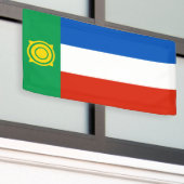 Vlag van Chakassië Spandoek (Buitenkant Gebouw)