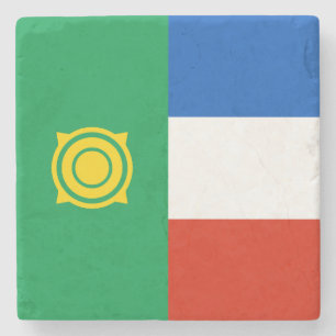 Vlag van Chakassië Stenen Onderzetter