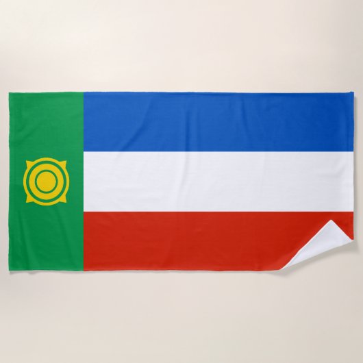 Vlag van Chakassië Strandlaken (Voorkant)
