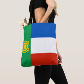 Vlag van Chakassië Tote Bag (Dichtbij)