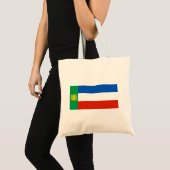 Vlag van Chakassië Tote Bag (Voorkant (product))