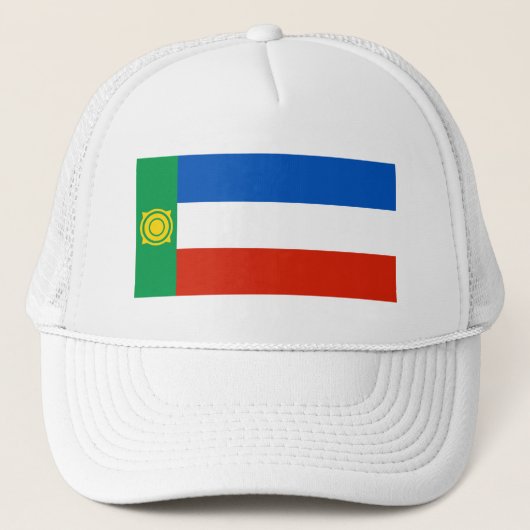 Vlag van Chakassië Trucker Pet (Voorkant)