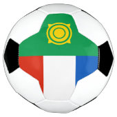 Vlag van Chakassië Voetbal (Gedraaid)