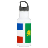 Vlag van Chakassië Waterfles (Achterkant)