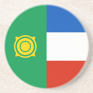 Vlag van Chakassië Zandsteen Onderzetter