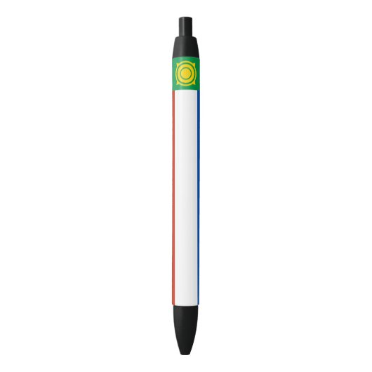 Vlag van Chakassië Zwarte Inkt Pen (Voorkant Verticaal)