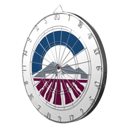 Vlag van Chandler, Arizona Dartbord (Voorkant Rechts)