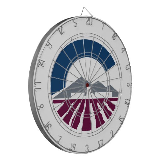 Vlag van Chandler, Arizona Dartbord (Voorkant Links)