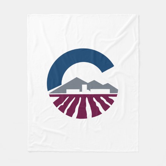 Vlag van Chandler, Arizona Fleece Deken (Voorkant)