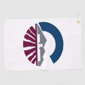 Vlag van Chandler, Arizona Golfhanddoek (Horizontaal)