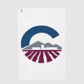 Vlag van Chandler, Arizona Golfhanddoek (Voorkant)