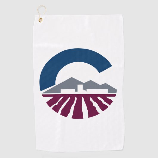 Vlag van Chandler, Arizona Golfhanddoek (Voorkant)