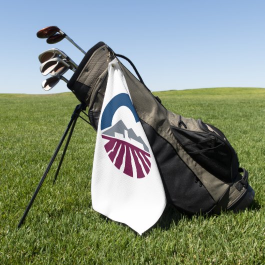 Vlag van Chandler, Arizona Golfhanddoek (Groen)